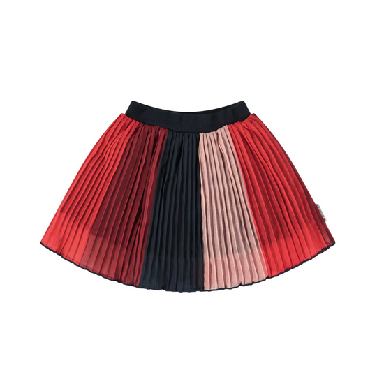 Multicolor Stripe Skirt by Babyface - FINAL SALE