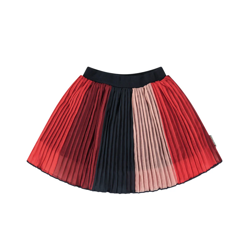 Multicolor Stripe Skirt by Babyface