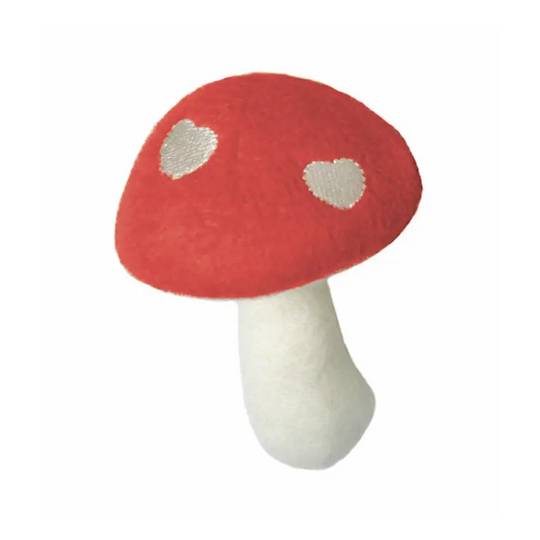 Mushroom Rattle - Red by Apple Park
