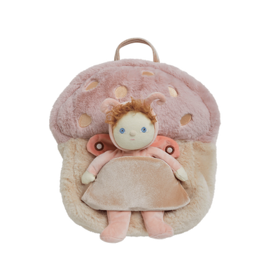 Hopalong Mushroom Backpack - Pink by Olli Ella