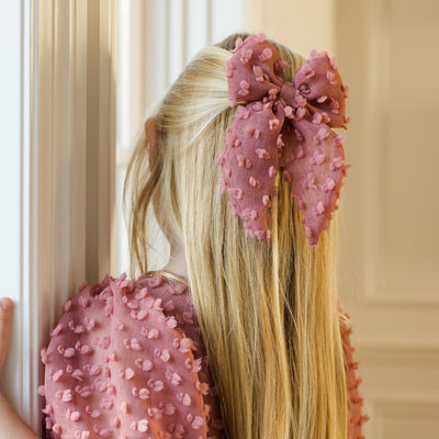 Everly Bow - Raspberry by Noralee