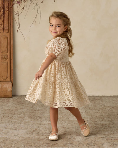Chloe Dress - Embroidered Daisy by Noralee