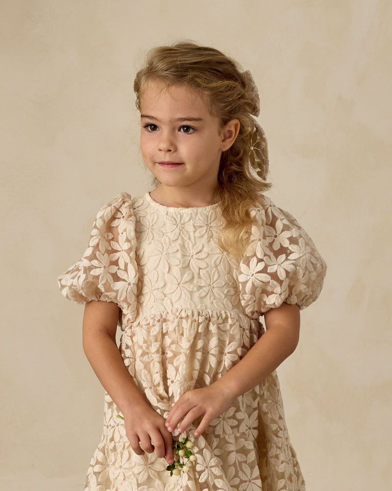 Chloe Dress - Embroidered Daisy by Noralee