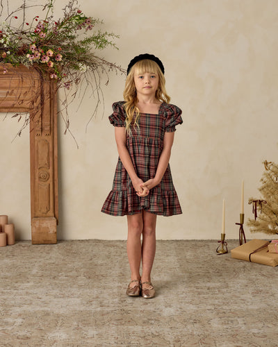 Louella Dress - Winter Tartan by Noralee