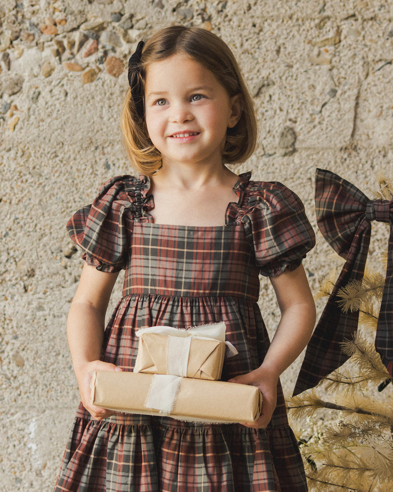 Louella Dress - Winter Tartan by Noralee