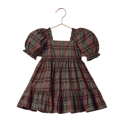 Louella Dress - Winter Tartan by Noralee
