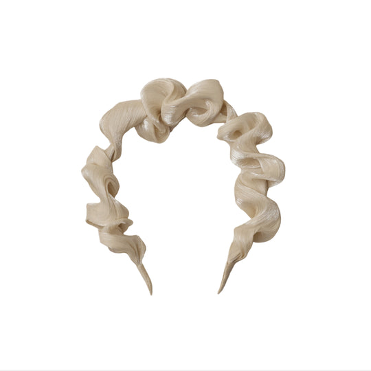 Gathered Headband - Ecru by Noralee