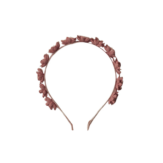 Floral Headband - Raspberry by Noralee