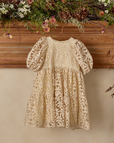 Chloe Dress - Embroidered Daisy by Noralee