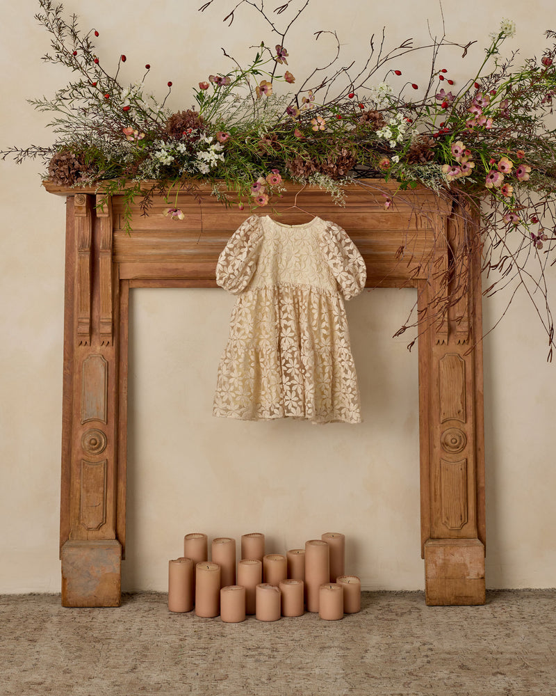 Chloe Dress - Embroidered Daisy by Noralee