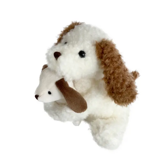 Nafi Dog with Baby Plush Toy by Egmont