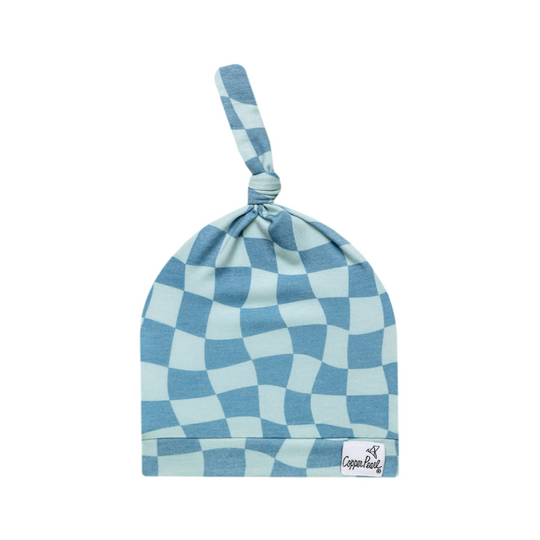 Newborn Top Knot Hat - Miles by Copper Pearl