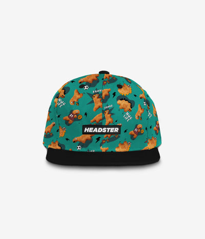 Nug Life Snapback - Turquoise/Aqua by Headster Kids