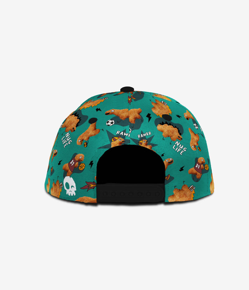 Nug Life Snapback - Turquoise/Aqua by Headster Kids