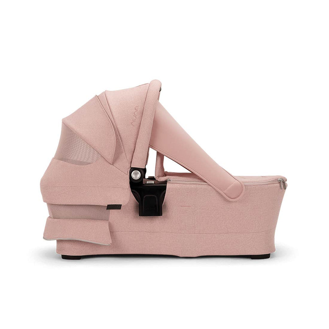stokke xplory lotus pink SWIV & TRIV Series Bassinet + Stand by Nuna – Pacifier Kids Boutique