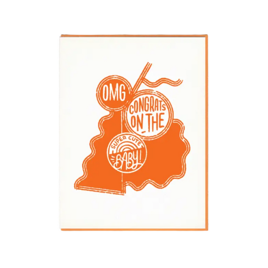 OMG Baby Card by Bench Pressed