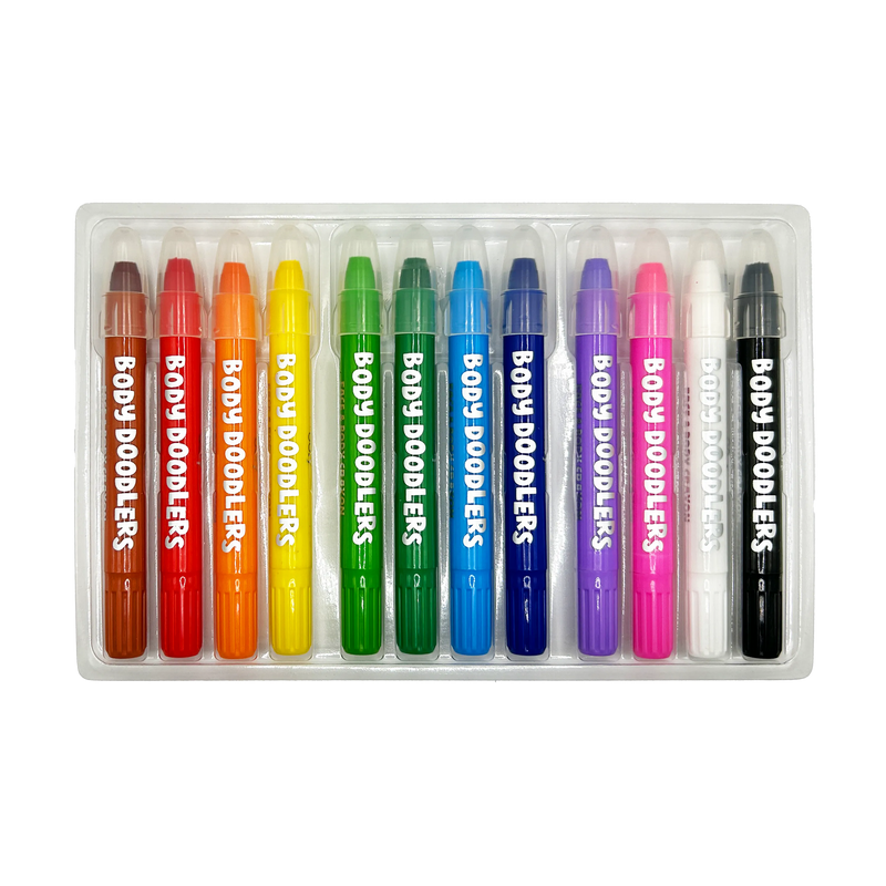 Body Doodlers - Face & Body Crayons - Set of 12 by OOLY