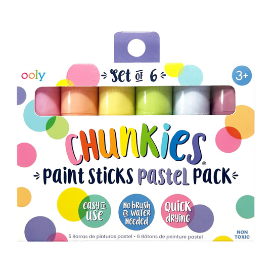 Chunkies Paint Sticks Pastel - Set of 6 by OOLY