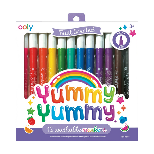 Yummy Yummy Scented Markers - Set of 12 by OOLY