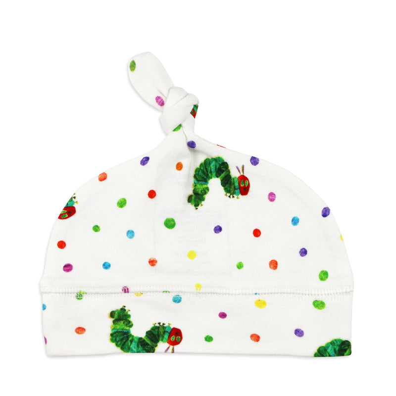 Organic Banded Top Knot Hat - The Very Hungry Caterpillar/Caterpillar by Loved Baby
