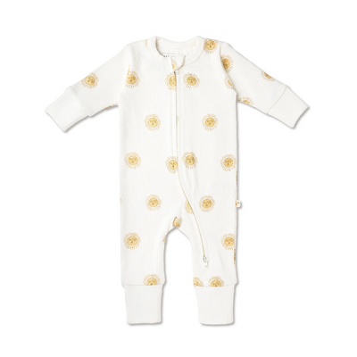 Organic 2-Way Zip Romper - Summer Sun by Makemake Organics