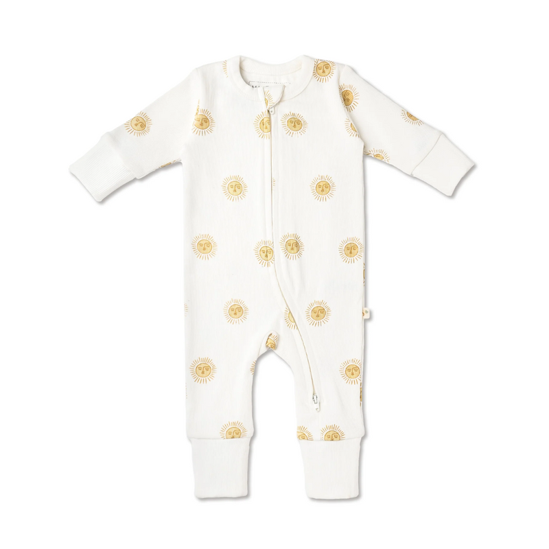 Organic 2-Way Zip Romper - Summer Sun by Makemake Organics
