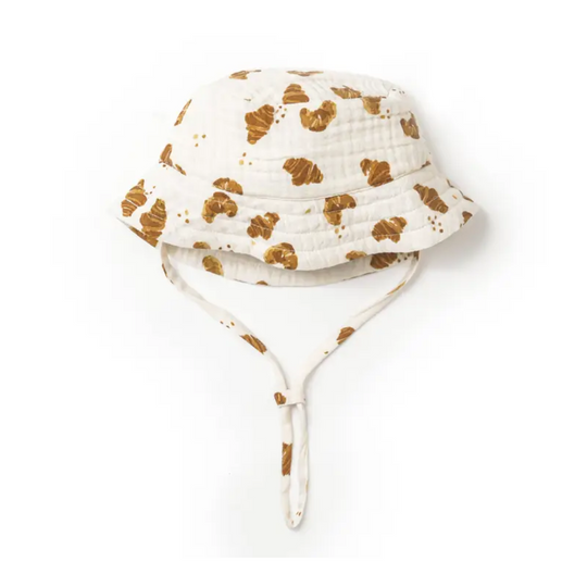 Organic Bucket Sun Hat - Croissant by Makemake Organics