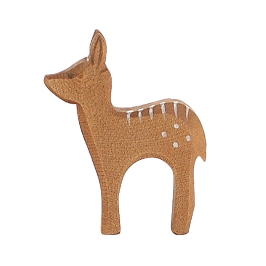 Red Deer Fawn Standing by Ostheimer Wooden Toys