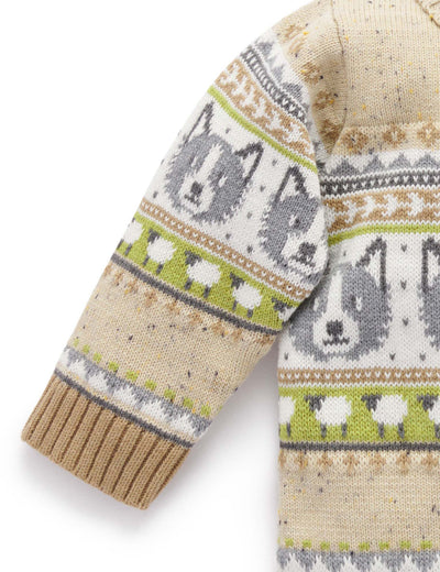 Sheep Dog Cardigan by Purebaby
