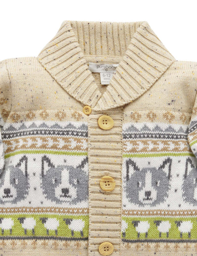 Sheep Dog Cardigan by Purebaby