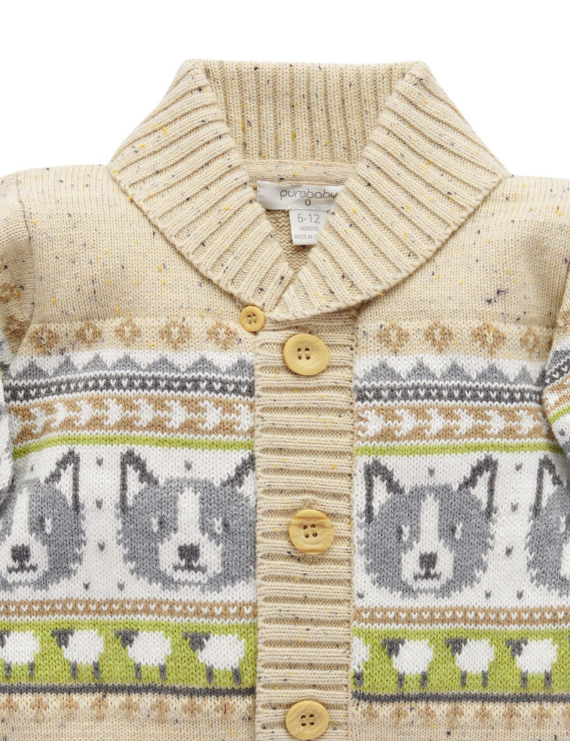 Sheep Dog Cardigan by Purebaby