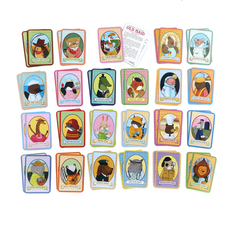 Animal Old Maid Playing Cards by Eeboo