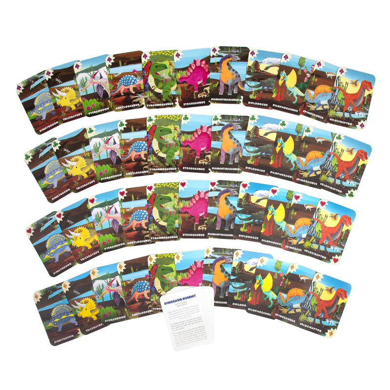 Dinosaur Rummy Card Game by Eeboo