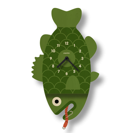 Bass Wood Pendulum Clock by Popclox