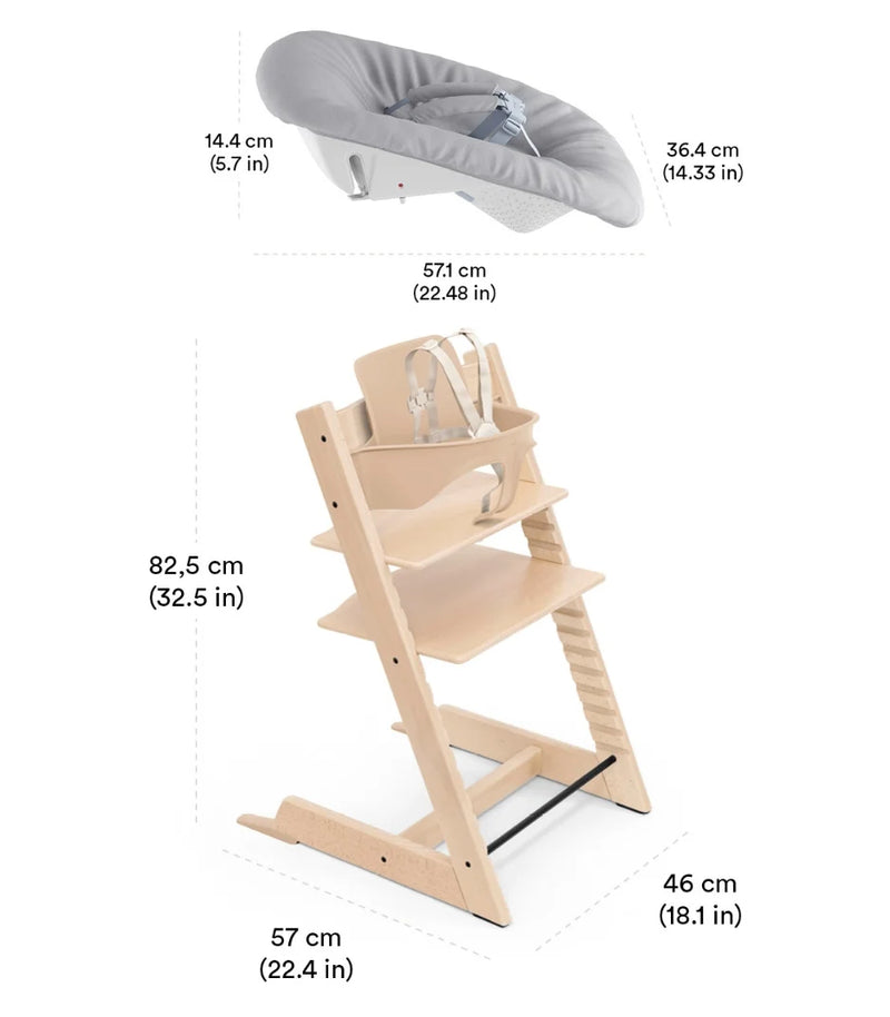 Tripp Trapp High Chair² with Newborn Set by Stokke