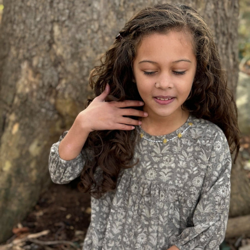 Waterfall Waistline Dress - Muir Woods by Poppet & Fox