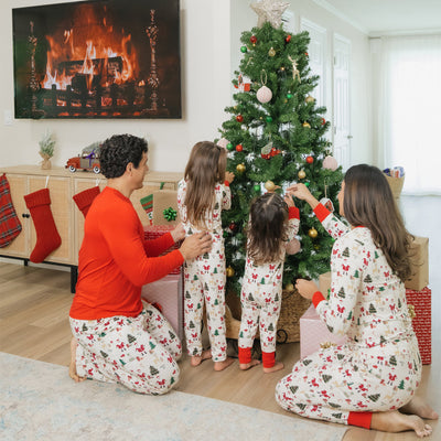 Cozy Christmas Bamboo Convertible Baby Pajamas by Emerson and Friends