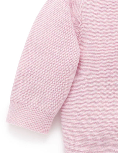 On The Farm Jumper - Primrose Melange Pony by Purebaby