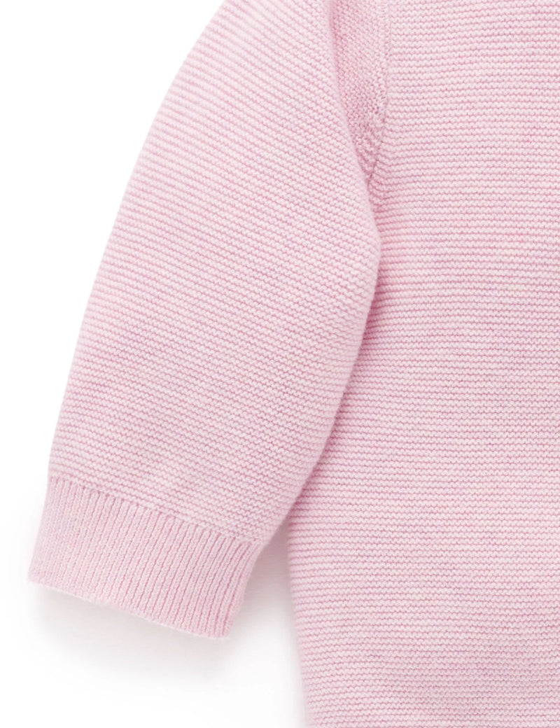 On The Farm Jumper - Primrose Melange Pony by Purebaby