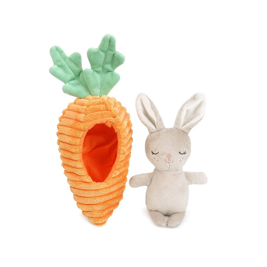 Bunny in Carrot Activity Toy by Mon Ami