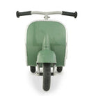 Green scooter toy with handlebar and seat