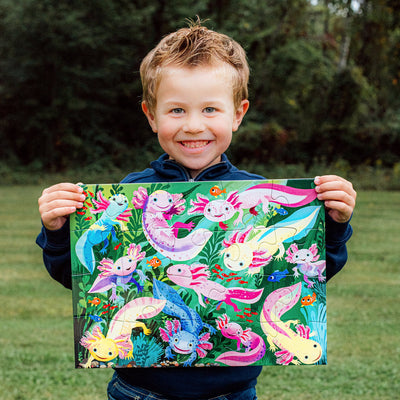 20 Piece Puzzle - Axolotl by Eeboo