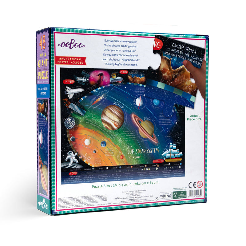 48 Piece Giant Puzzle - Solar System & Beyond by Eeboo