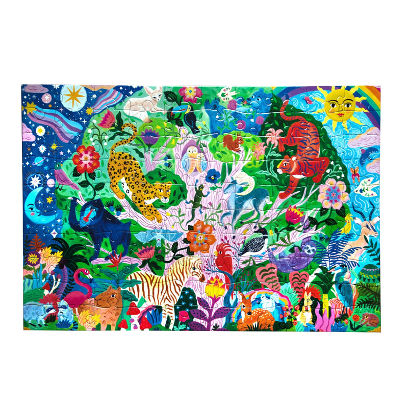 100 Piece Puzzle - Tree of Wildlife by Eeboo