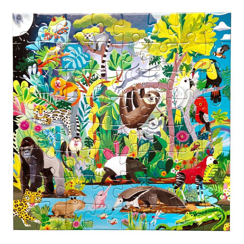 64 Piece Puzzle - Rainforest by Eeboo