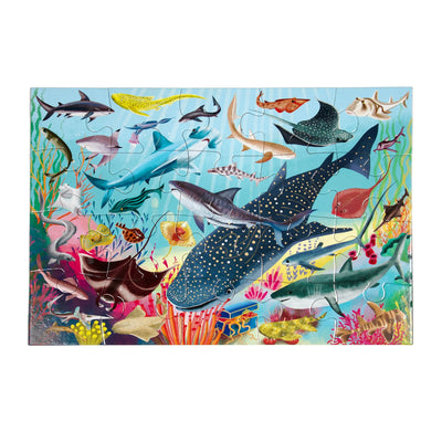 20 Piece Puzzle - Sharks and Friends by Eeboo