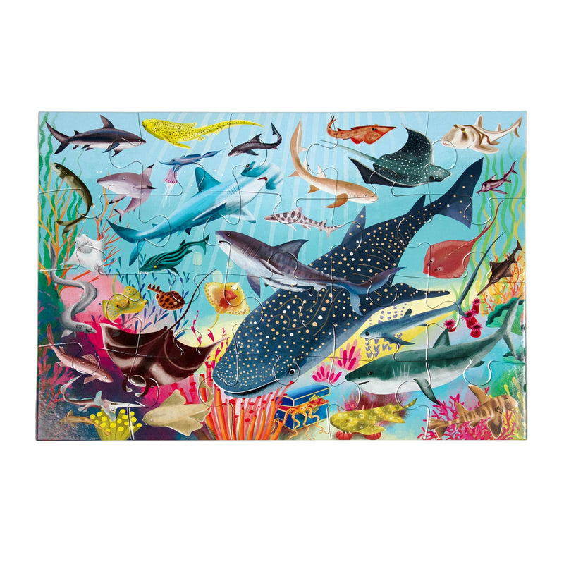 20 Piece Puzzle - Sharks and Friends by Eeboo