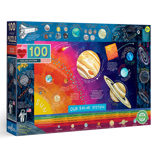 100 Piece Puzzle - Solar System by Eeboo