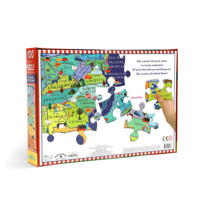 100 Piece Puzzle - This Land is Your Land by Eeboo