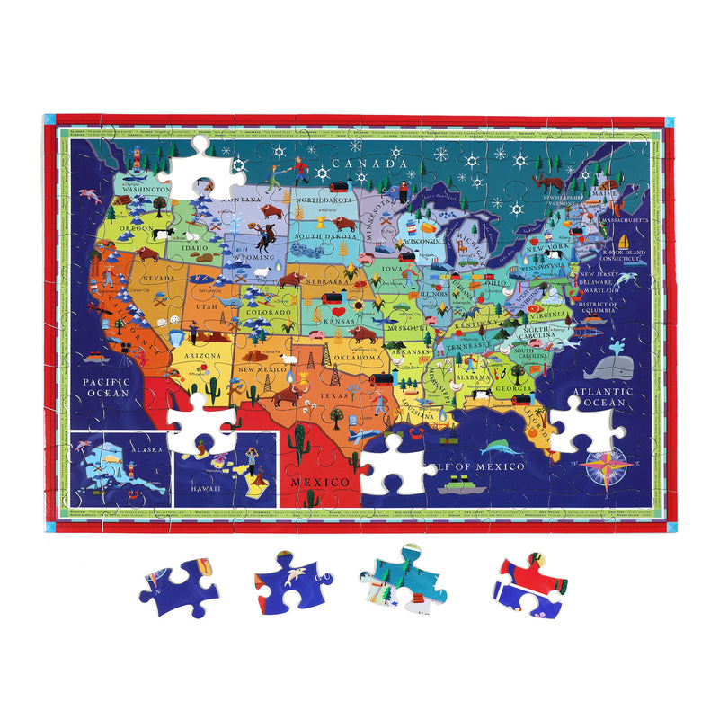 100 Piece Puzzle - This Land is Your Land by Eeboo